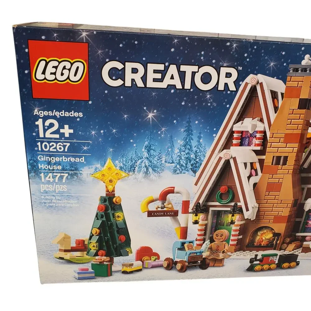 LEGO Creator Gingerbread House Christmas Set 10267 NEW SEALED RETIRED 1477 Pcs - Picture 2 of 12